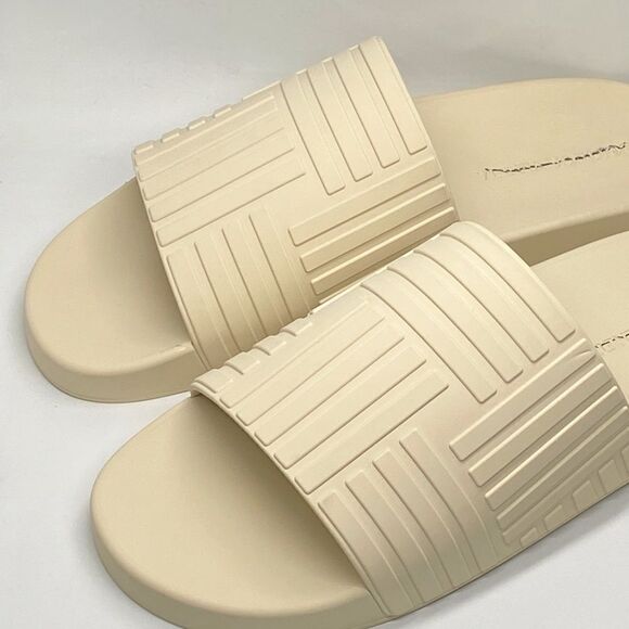 Bottega Veneta Rubber Slide Sandals size 46/us size 13